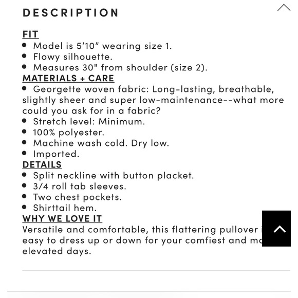 Torrid Harper Georgette Pullover Top/ Blouse 3/4 sleeve in Maroon size 2 - Picture 7 of 12